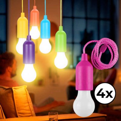 Bezdrôtové závesné žiarovky (4 kusy) | HALOGLO