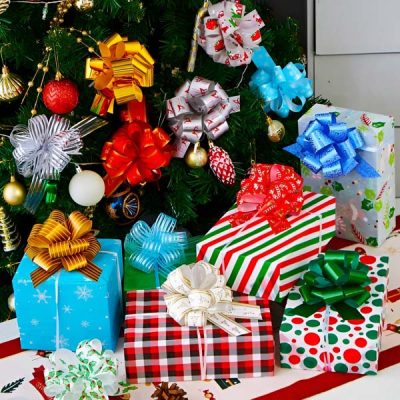 Ťahacie mašle na vianočné darčeky (9ks) | GIFTBOW