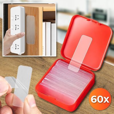 60 ks obojstrannej lepiacej pásky | TACKY