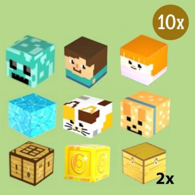 10x doplnkových kociek pre MAGCRAFTI | MAGCRAFTIBLOCKS