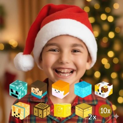 10x doplnkové bloky pre MAGCRAFTI + sviatočný klobúk ZADARMO | XMASHATMAGBLOCKS