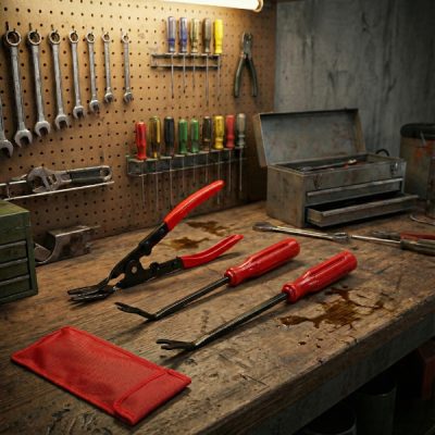 Sada nástrojov na demontáž panelových klipov do auta, 3 kusy | CLIPREM