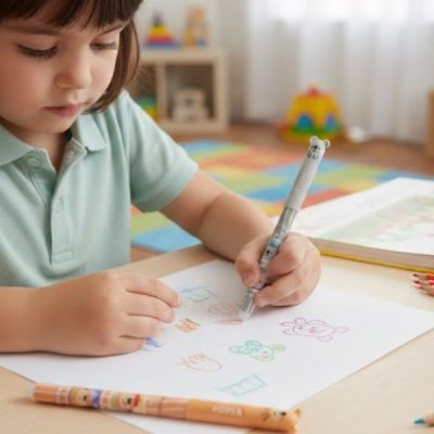 2x gumovacie gélové perá